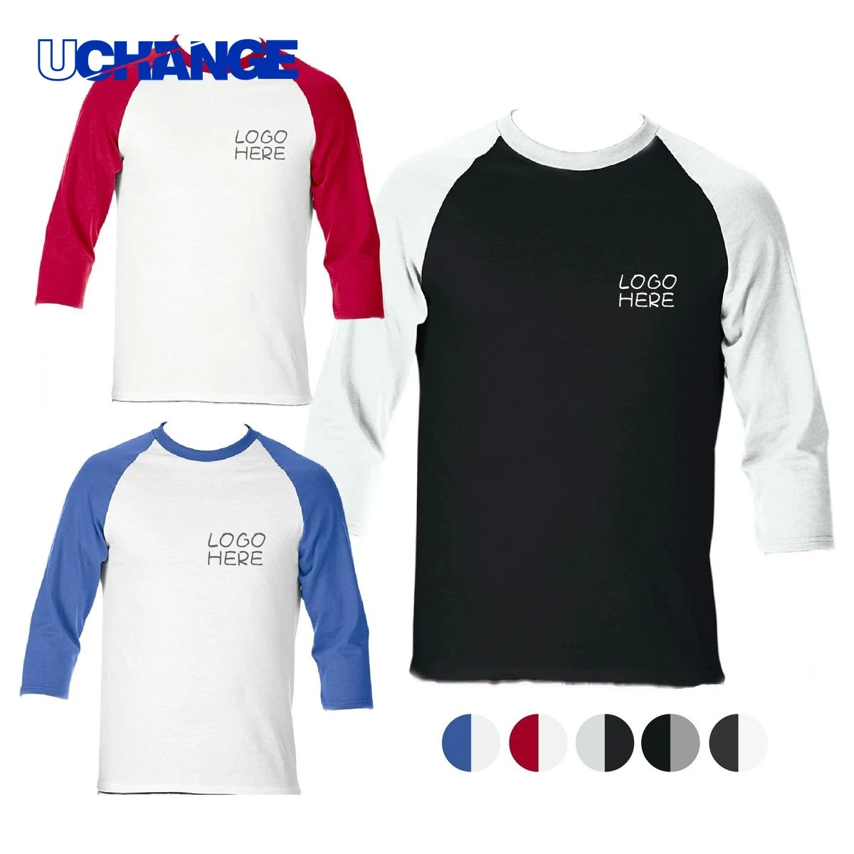 Tri-Blend 3/4 Sleeve Tee 1