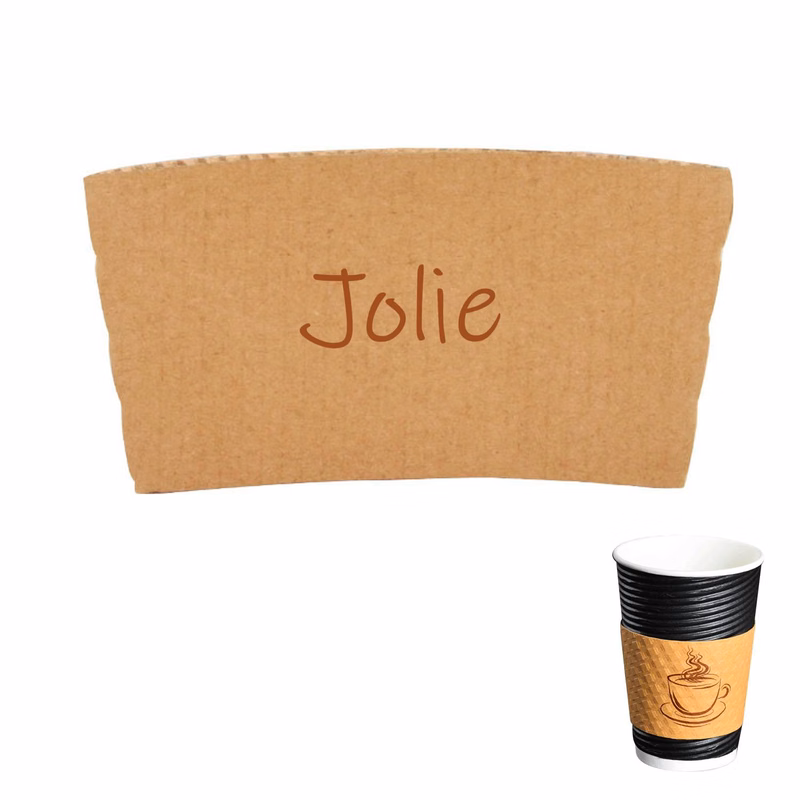 Custom Disposable Corrugated Cup Sleeve