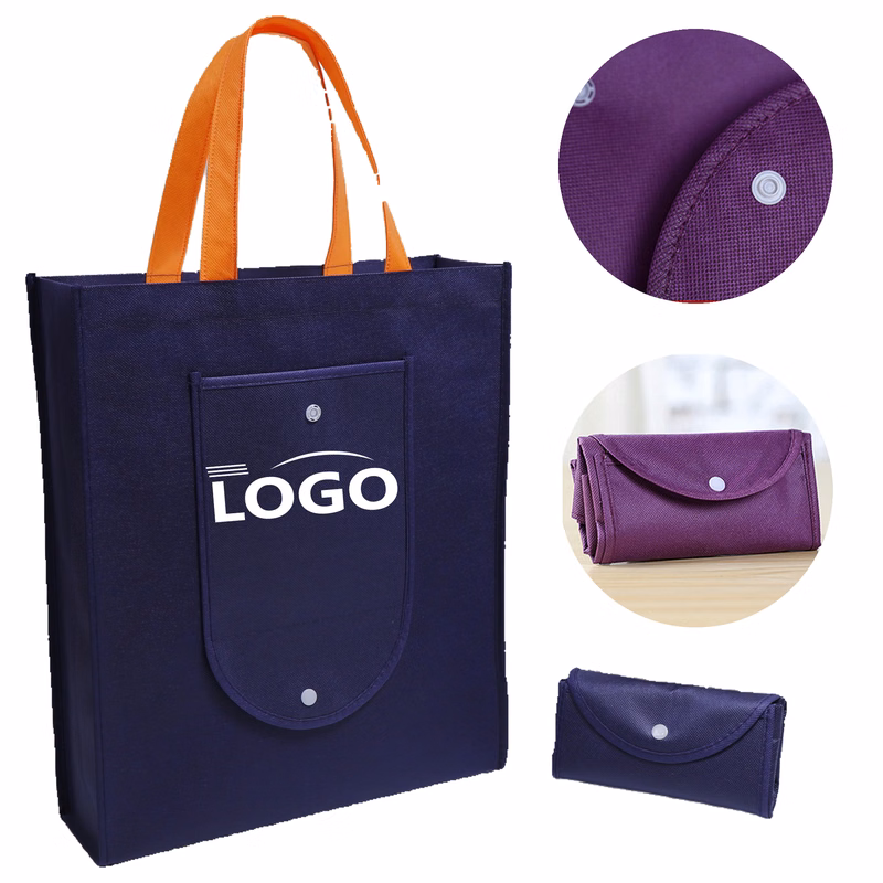 Reusable Foldable Shopping Bag with Compact Design