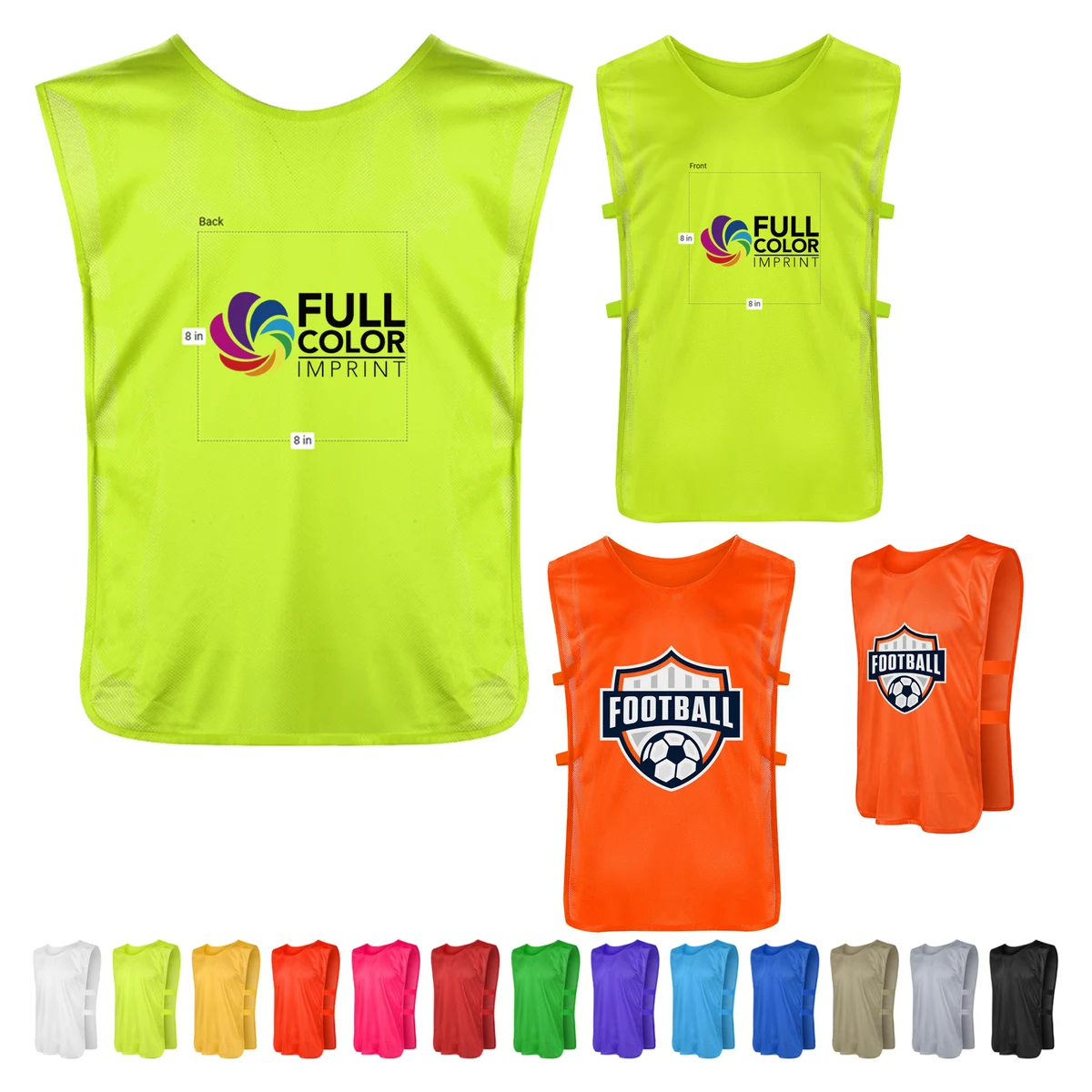 MOQ 50pcs Athletic Team Pinnies 1