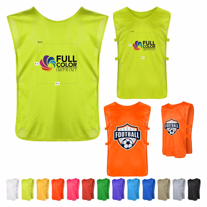 MOQ 50pcs Athletic Team Pinnies