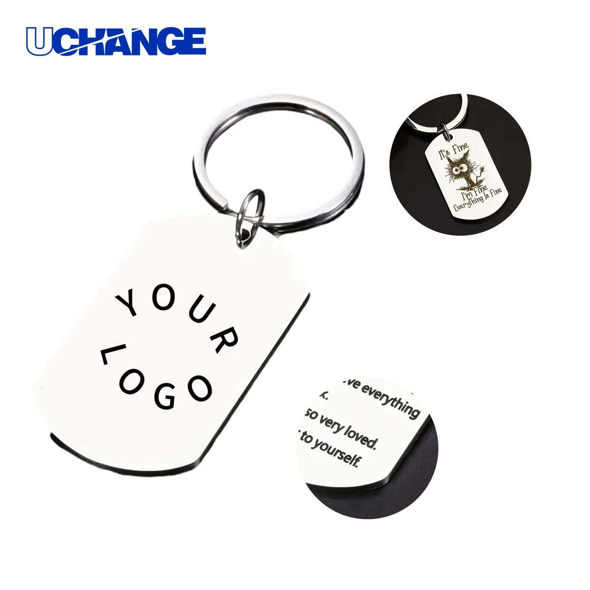 Durable Stainless Steel Keychain Accessory for Everyday Use 1
