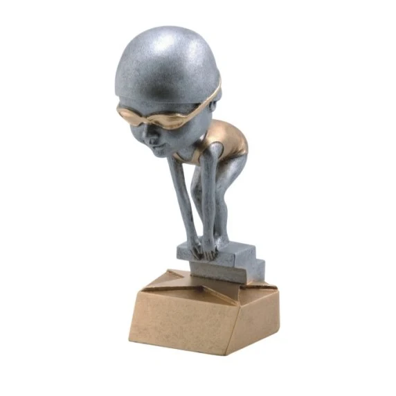 Swimmer, Female Bobble Head Figure 1