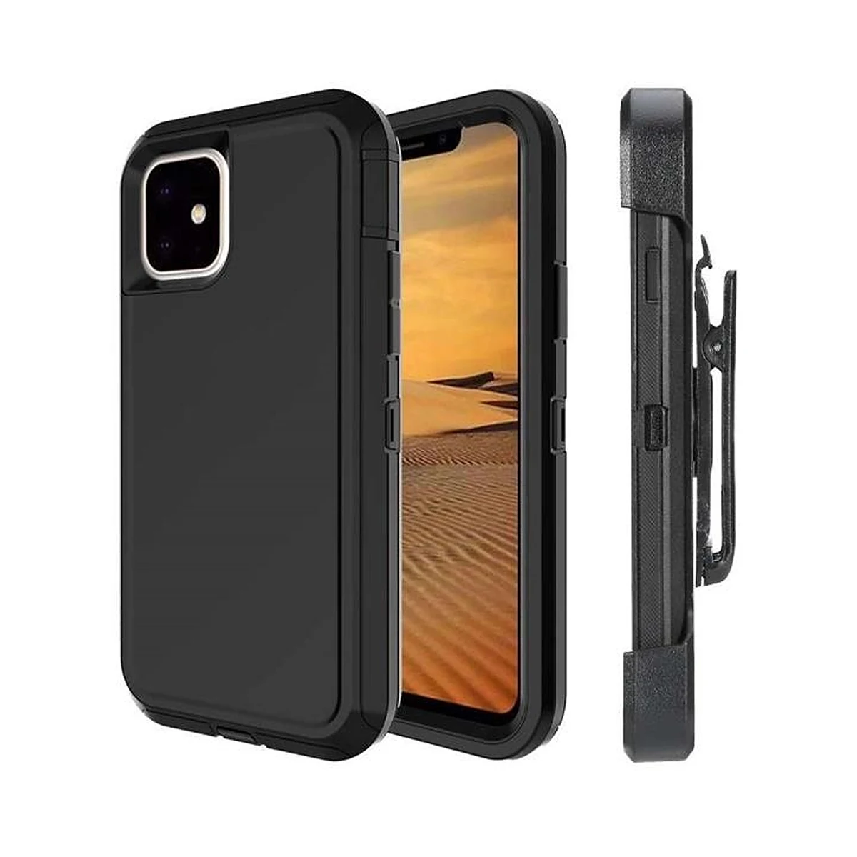 iPhone 12 Pro Max Rugged Case w/Belt Clip 1