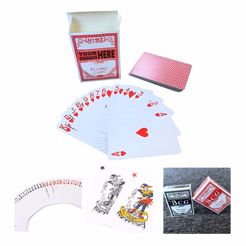 MOQ50 BCG Club Special Poker Playing Cards Set Custom Logo