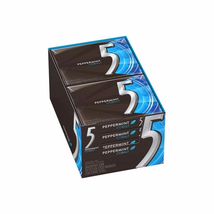 5 Cobalt Peppermint Sugarfree Gum