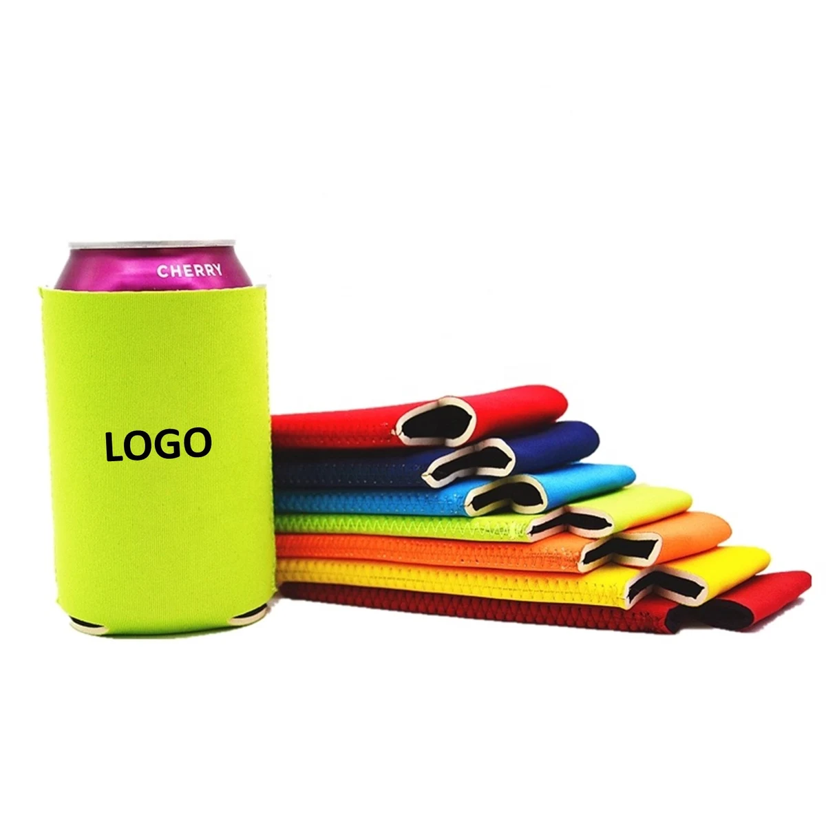 Fluorescent Neon Can Cooler 1