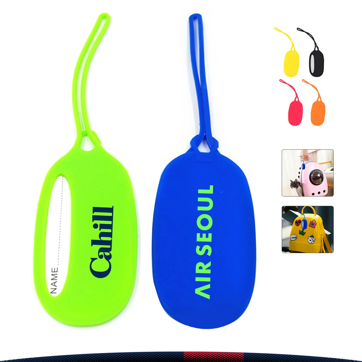 Oval Luggage Tag 1