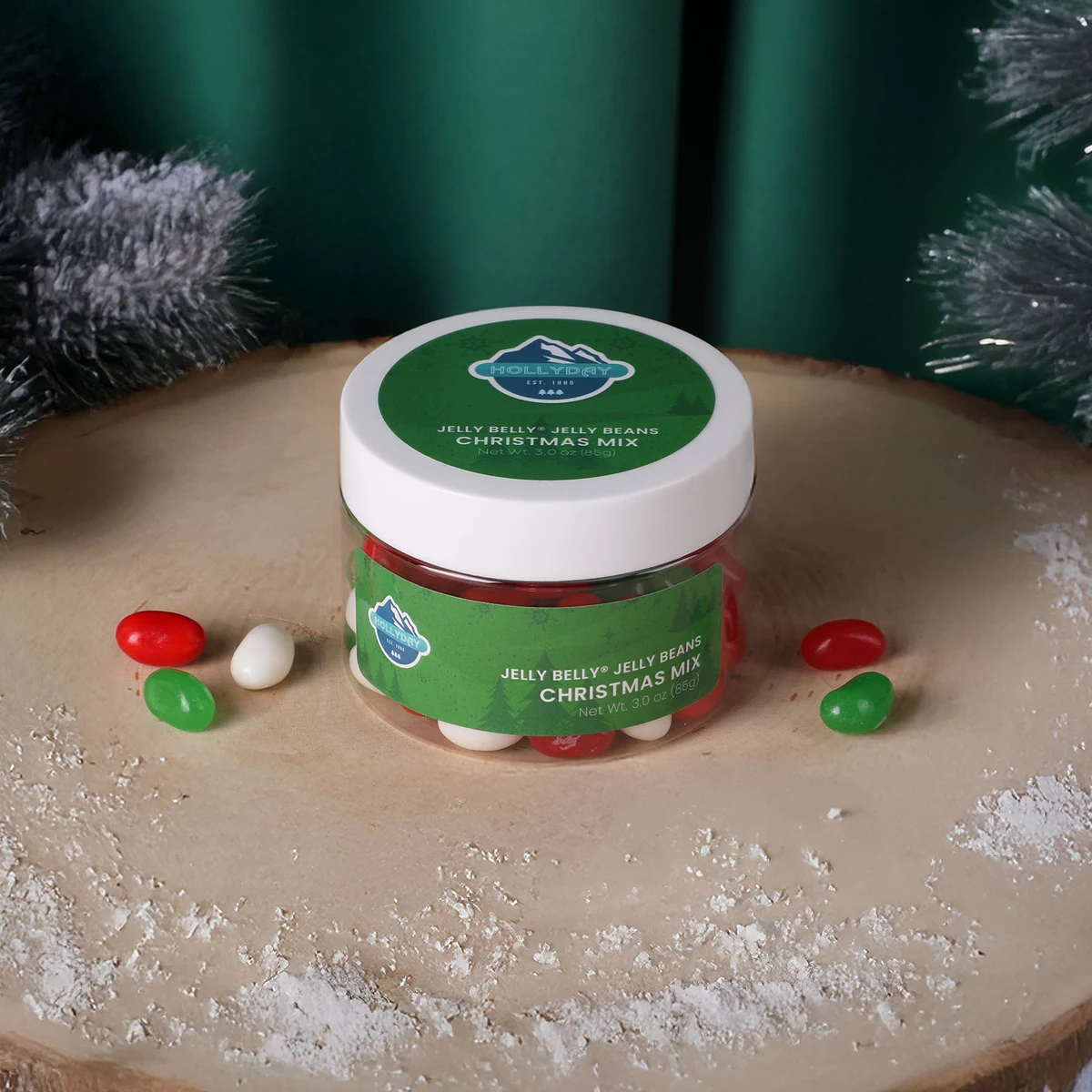 Jelly Belly® Jelly Beans Christmas Mix: Small Jar 1