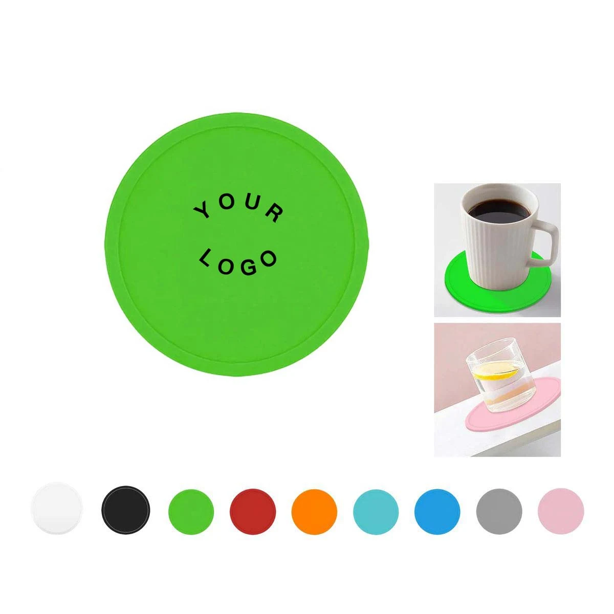 Reusable Round Coasters for Home and Office Use 1