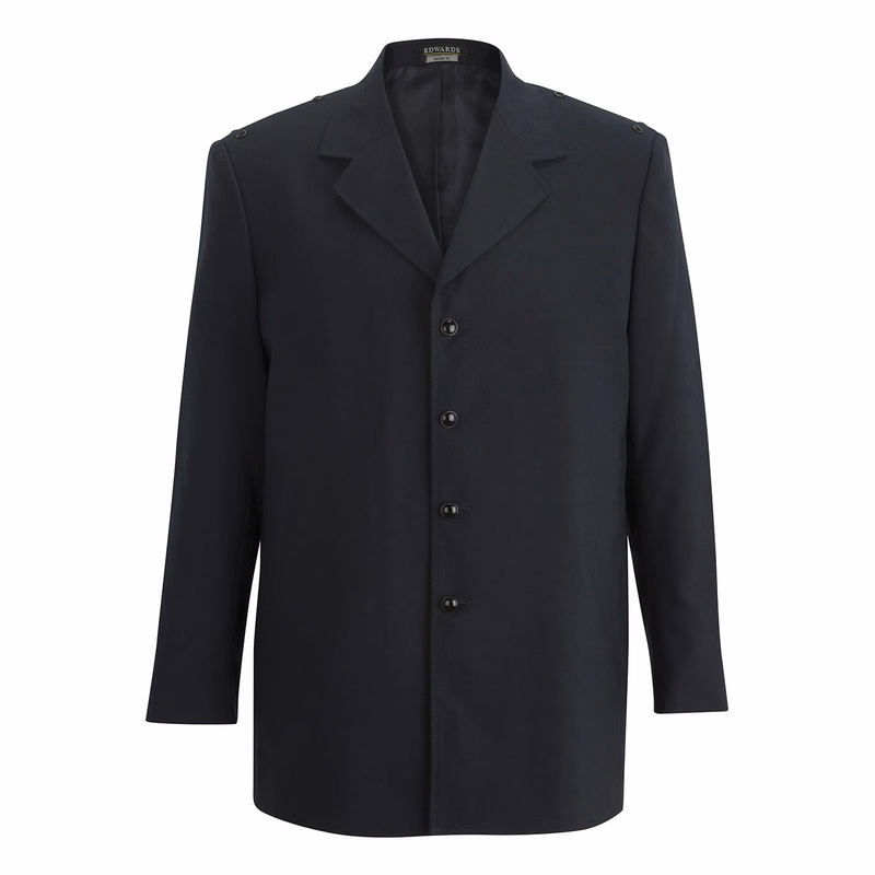 Edwards - Mens Tunic - Poly/Wool Tropical Blend