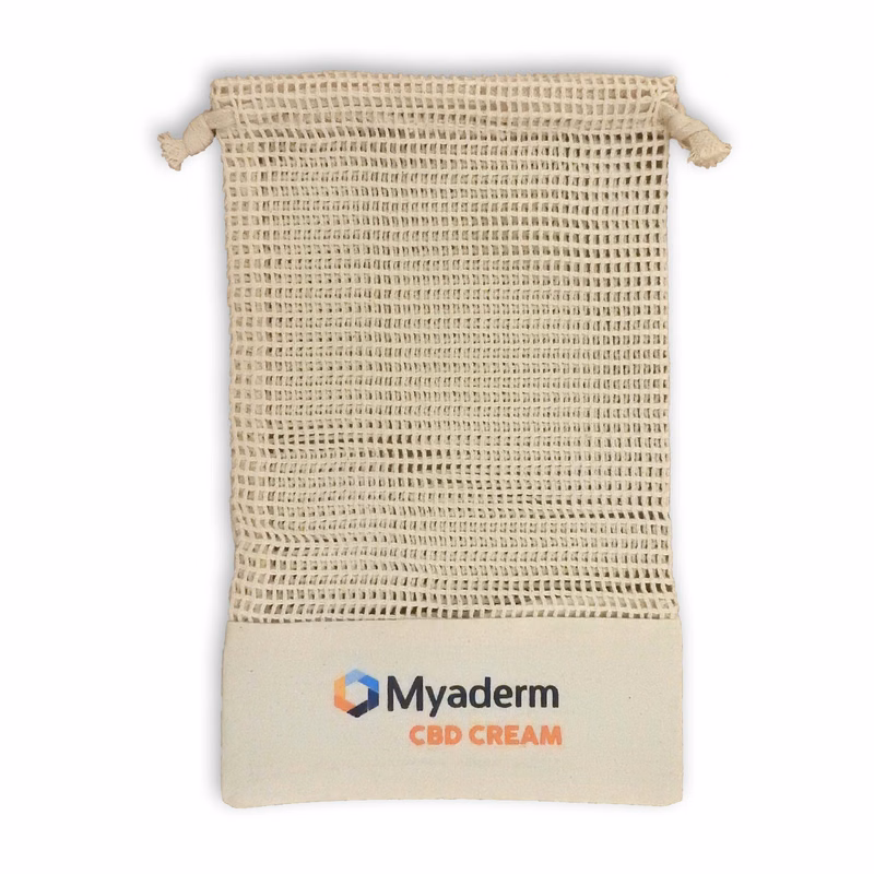 "Koa" Mesh 100% Natural Cotton Drawstring Bag 6 X 9.5"