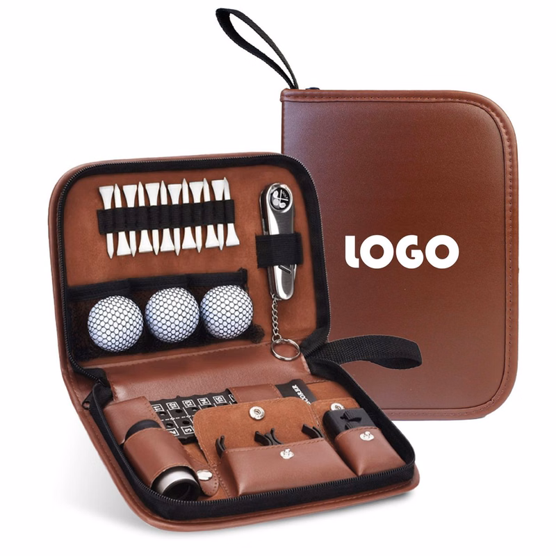 PU Leather Golf Accessories Bag