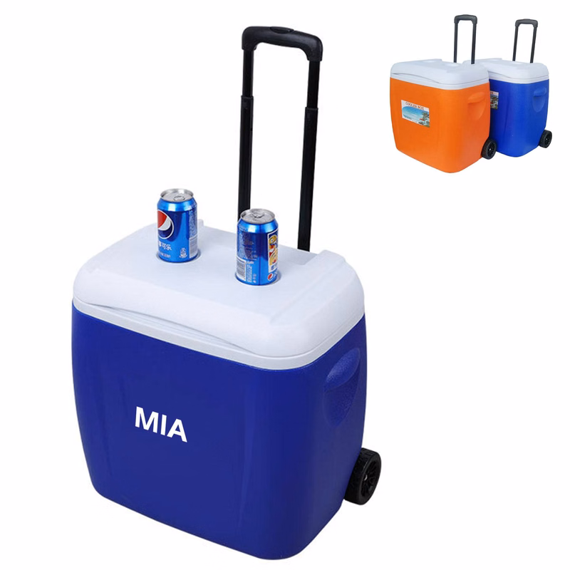 38L Plastic Wheeled Cooler