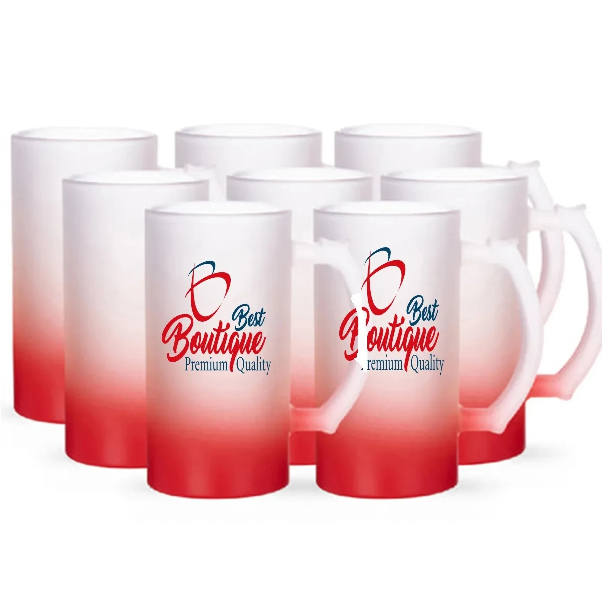 Frosted Mug Color-changing Gradient Cup Bottle With Handle 1