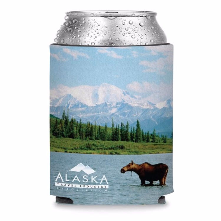 Collapsible Premium Foam Can Cooler - Full Color Sublimation