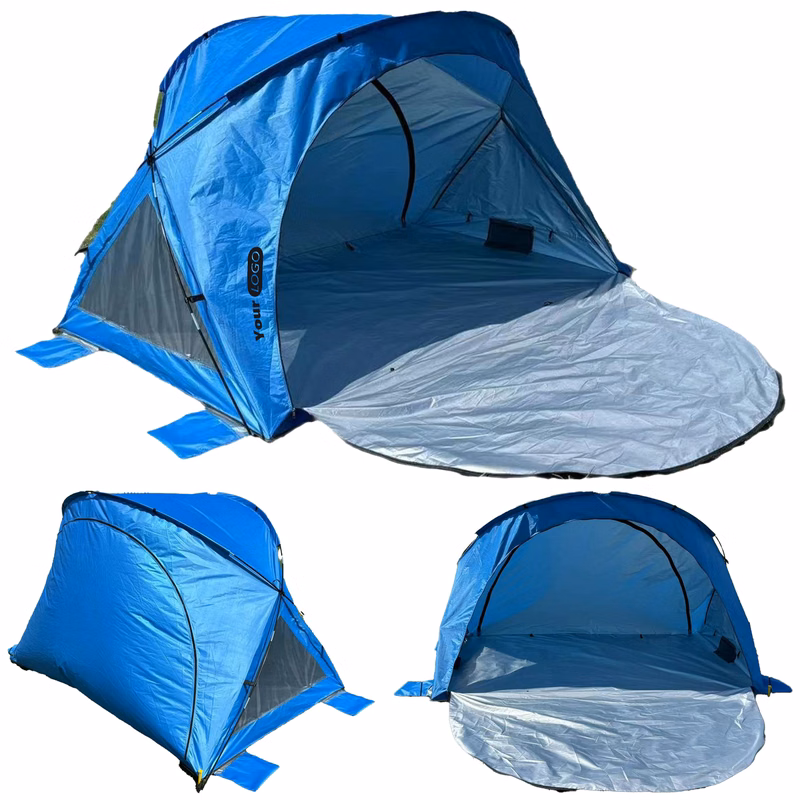 Polyester Sunscreen Double Zipper Tent