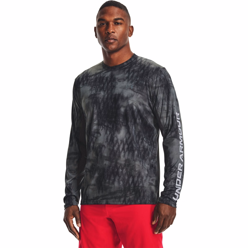 UA Iso-Chill Shorebreak Camo Men's Long Sleeve
