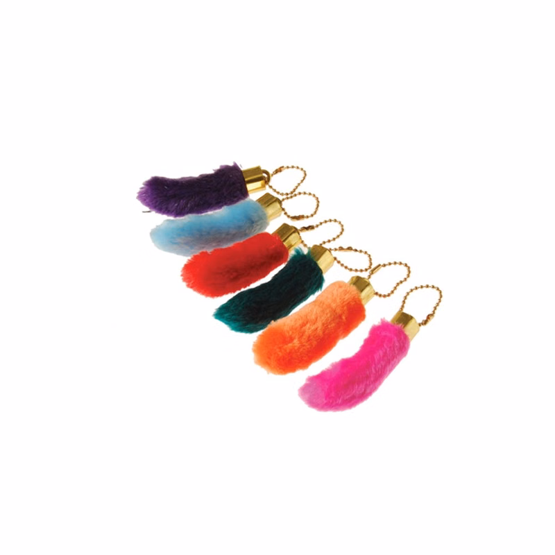 Fake Rabbits Foot Keychains - Assorted