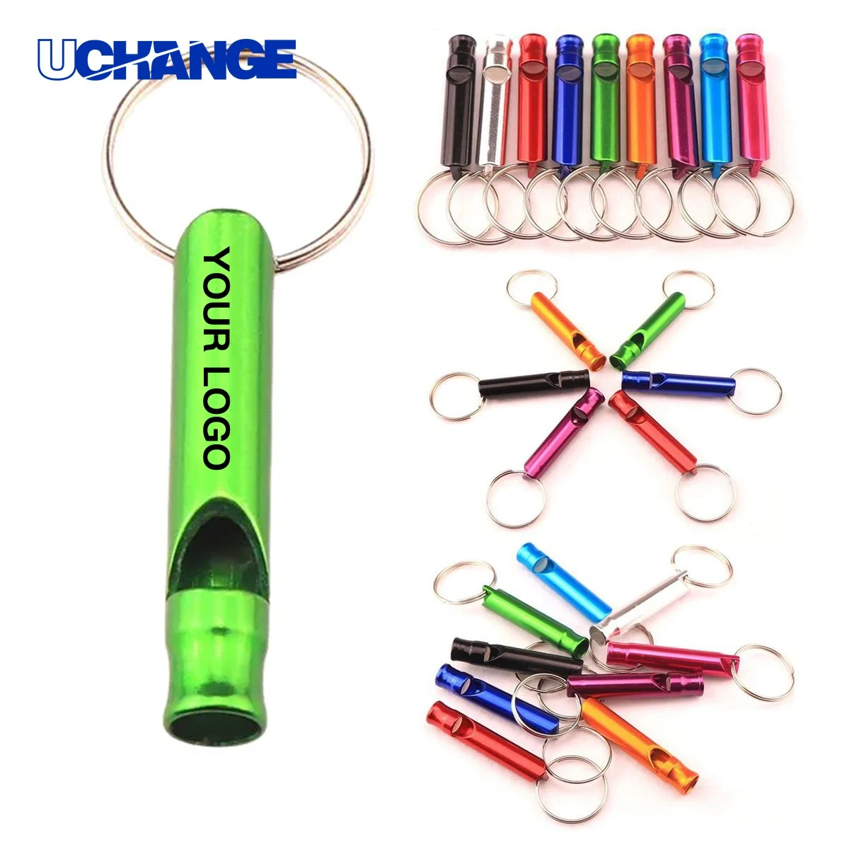Aluminum Whistle Keychain Tool for Travel 1