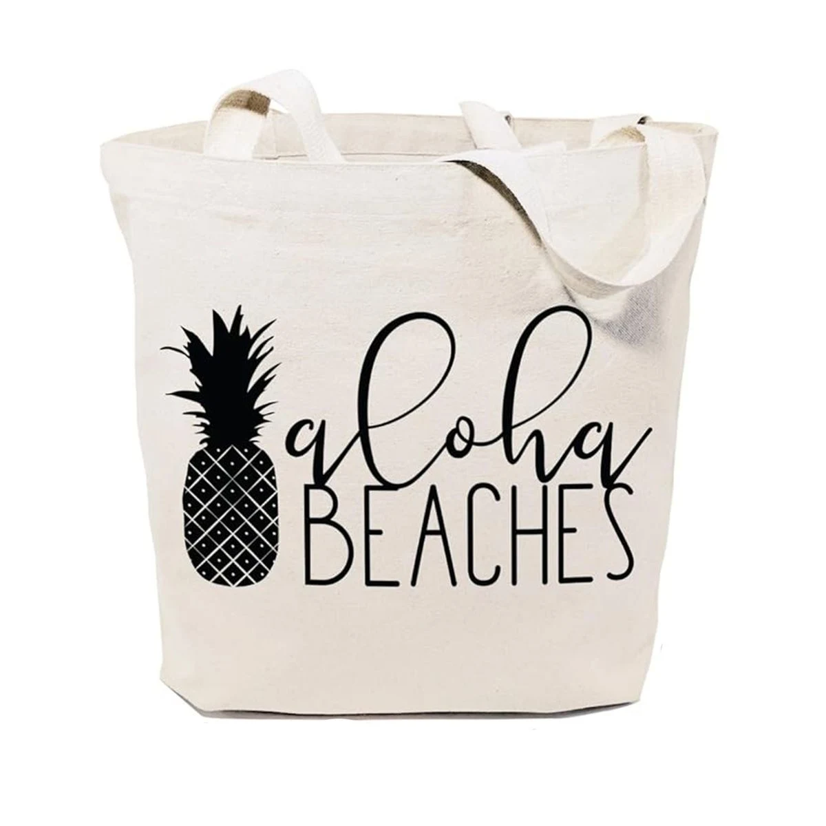 Portable Foldable Cotton Canvas Tote, custom tote bag with logo imprint 1