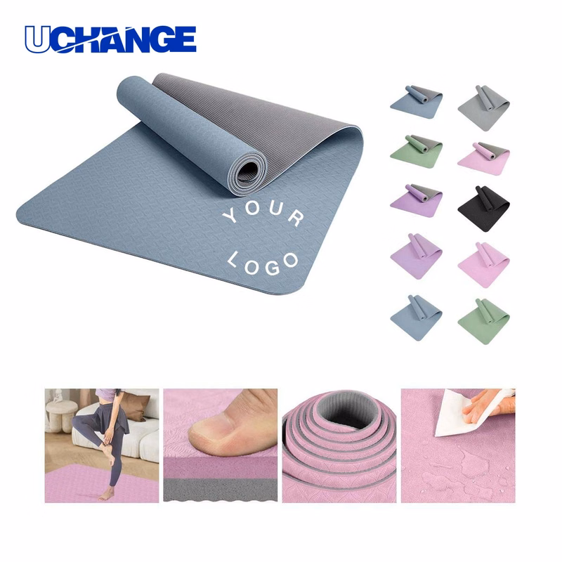 Thick TPE Yoga Mat for Support and Stability