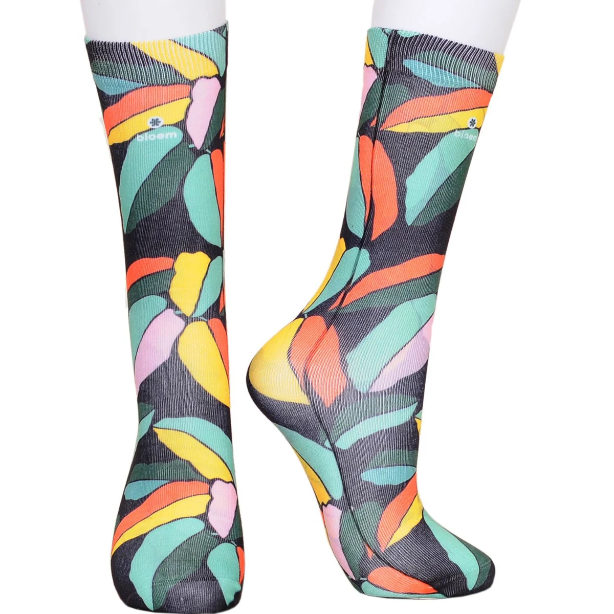 Mid Crew unisex sublimated full color socks 1