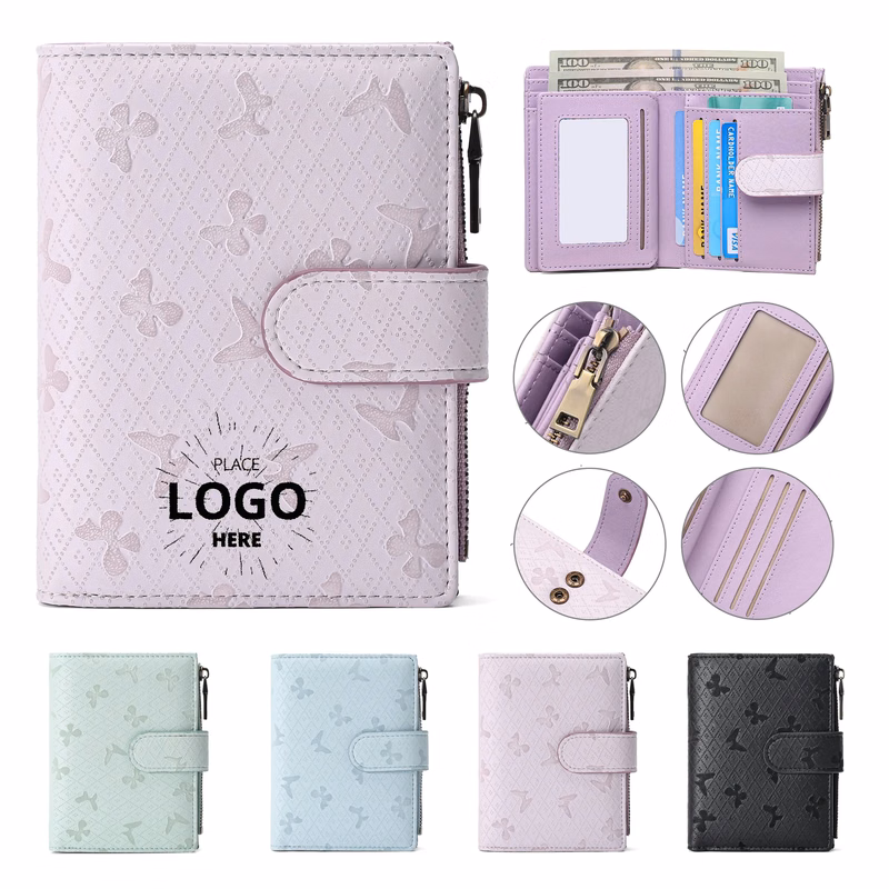Genuine Leather Wallet RFID Blocking Multi Card Holder
