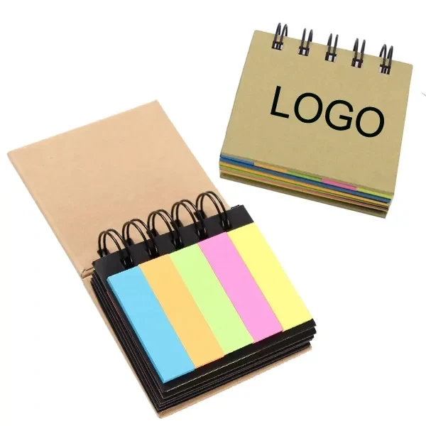 Mini Spiral Sticky Notes & Flags 1