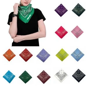 22 Inches Unisex Pure Cotton Bandana 1