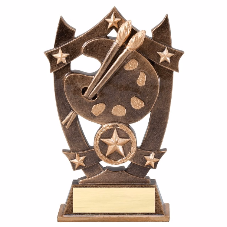 6-1/2" Tall Art Sport Stars Resin