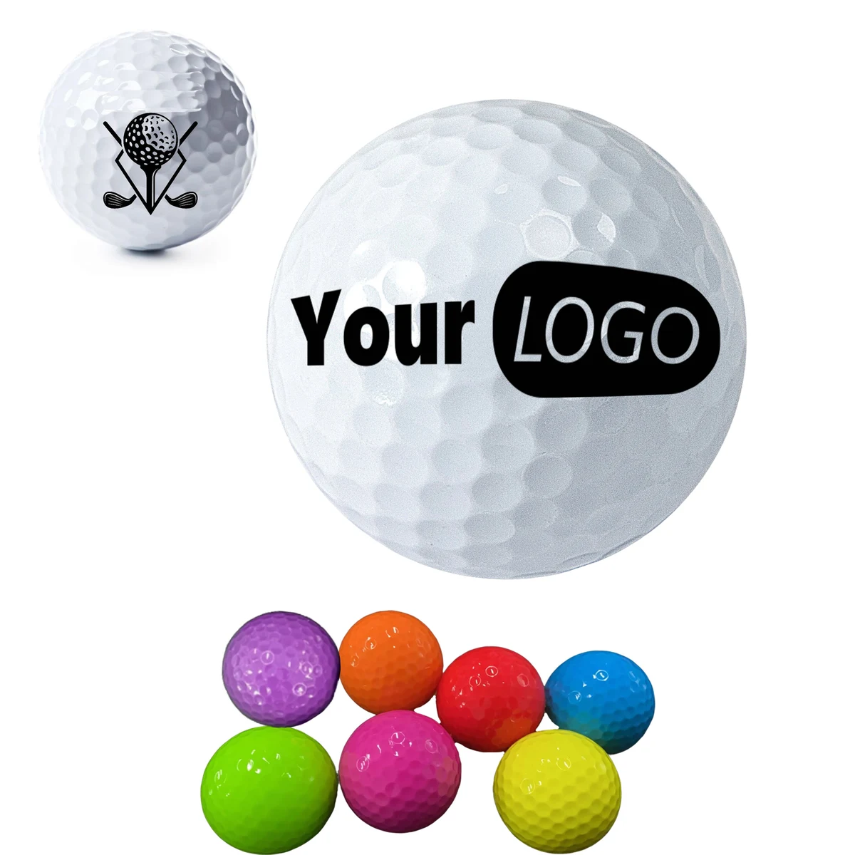 MOQ 10 Professional Color Golf Ball 1