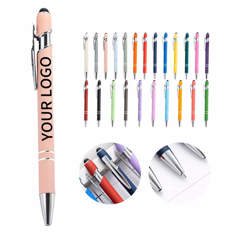 Custom Laser Engraved Stylus Ballpoint Pen