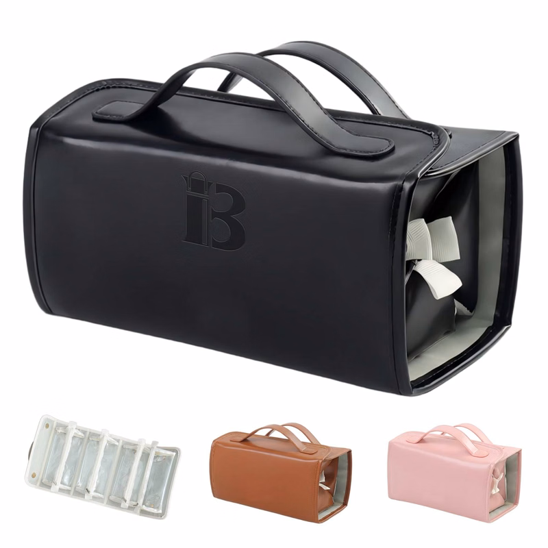 4-in-1 Detachable Foldable PU Travel Makeup Bag