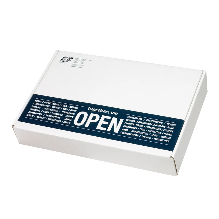 18" x 12" x 3" - B-Flute Outside Tuck Box 1