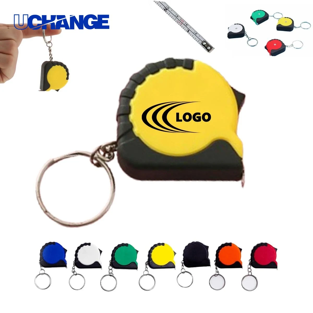 Mini Measuring Tape Ruler Keychain 1