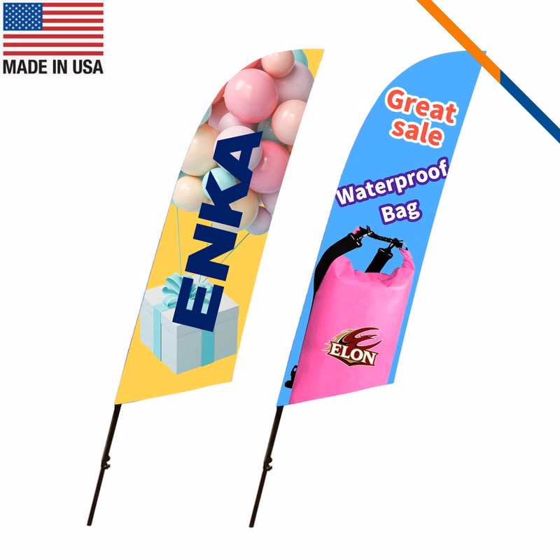 9' Marguerite Double-Sided Angle Flag