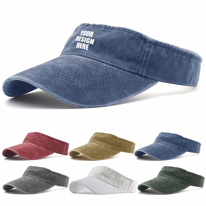 Washed Cotton Twill Sports Visor
