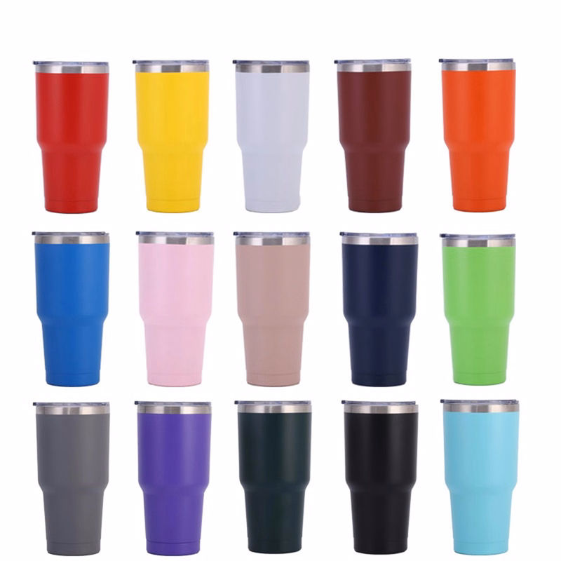 30 oz Double Wall Metal Car Coffee Cup