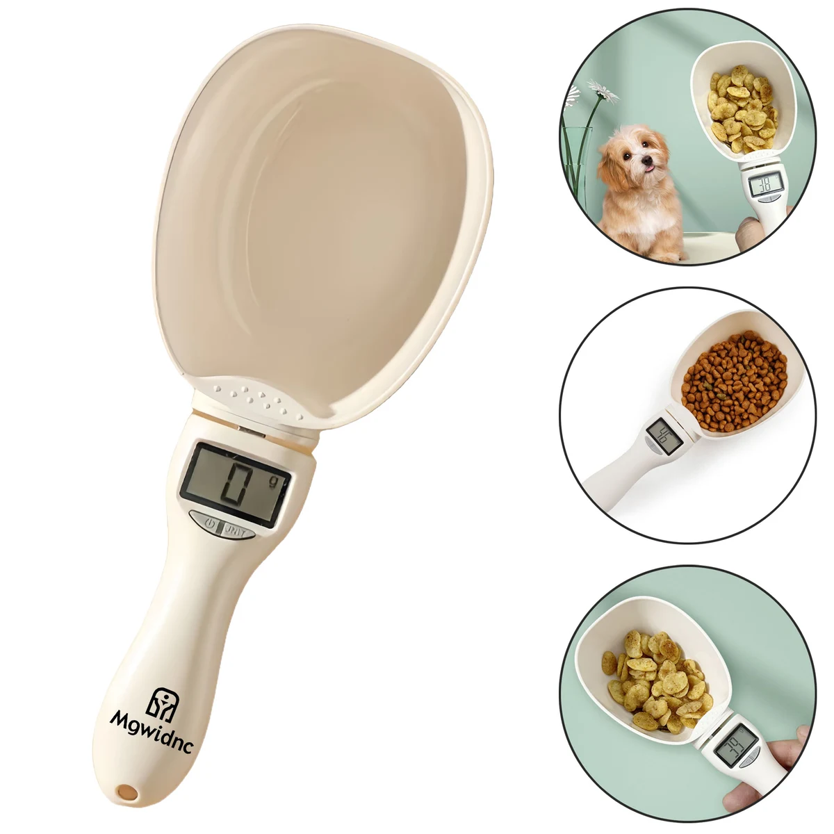 Large Spoon Scale 800g/1g Electronic Measuring Scoop for Pet Food 1