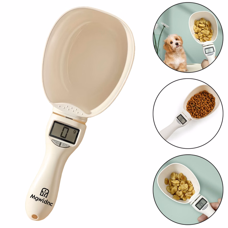 Large Spoon Scale 800g/1g Electronic Measuring Scoop for Pet Food
