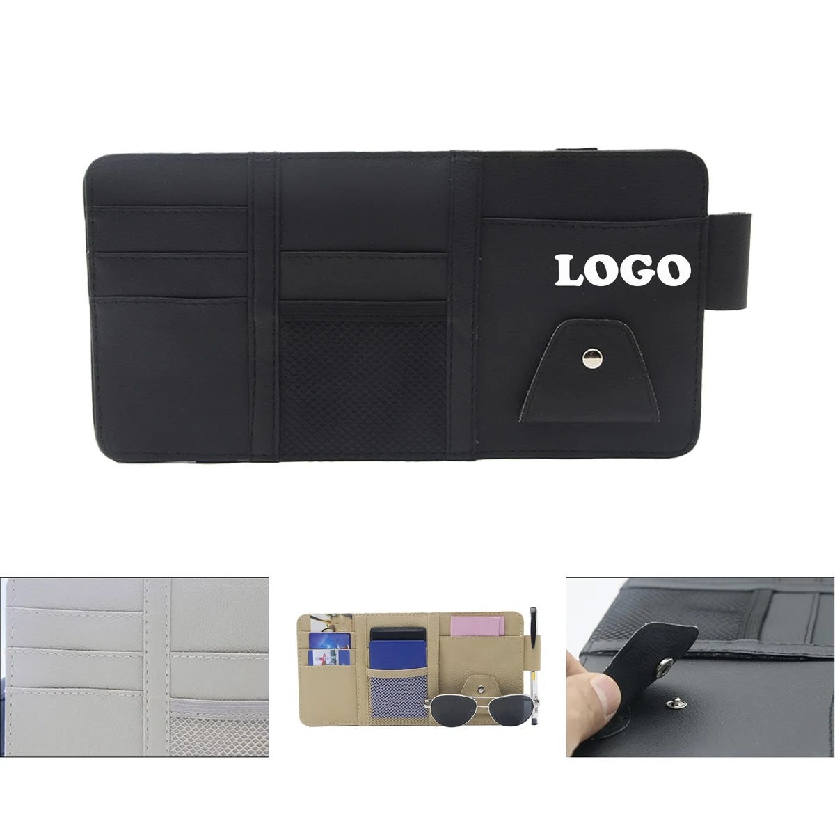 MOQ 20 pcs Car Visor Organizer 1