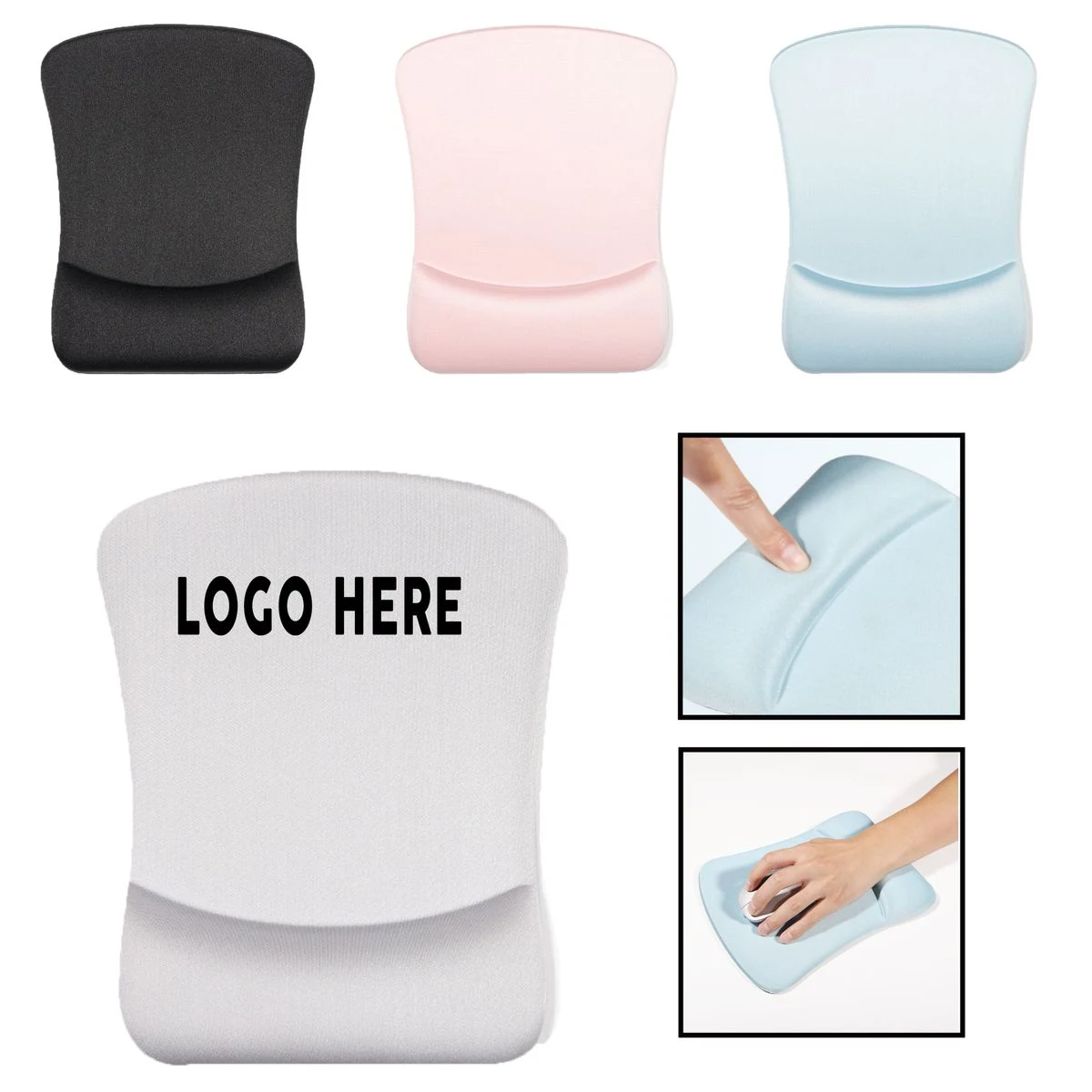 Non-Slip PU Base Comfort Wrist Rest Mouse Pad 1