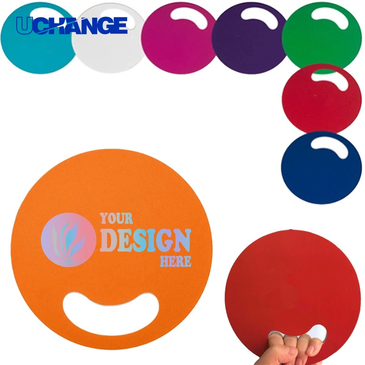 Custom Round Hand Fan 1