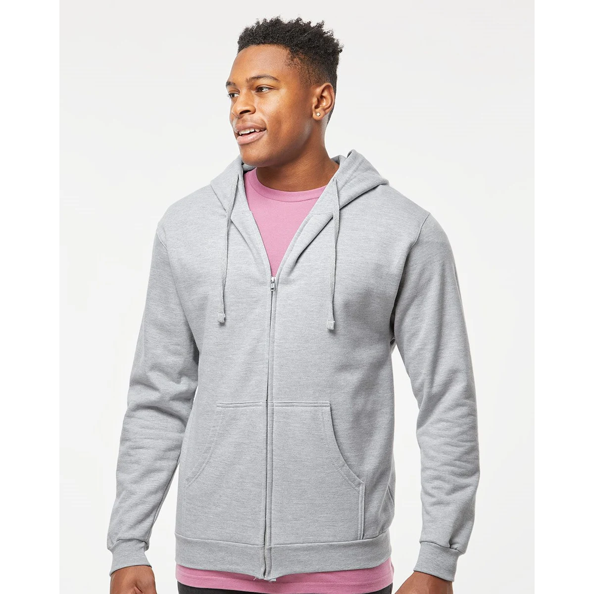 Unisex Full-Zip Hooded Sweatshirt - 331 1