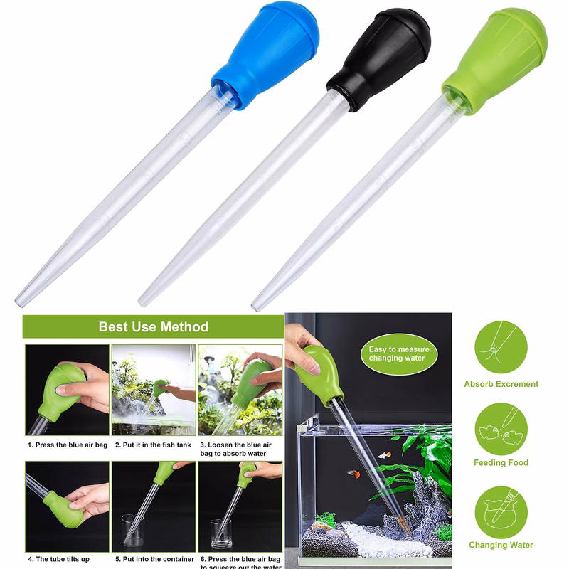 30ml Manual Fish Tank Water Changer Aquarium Dropper