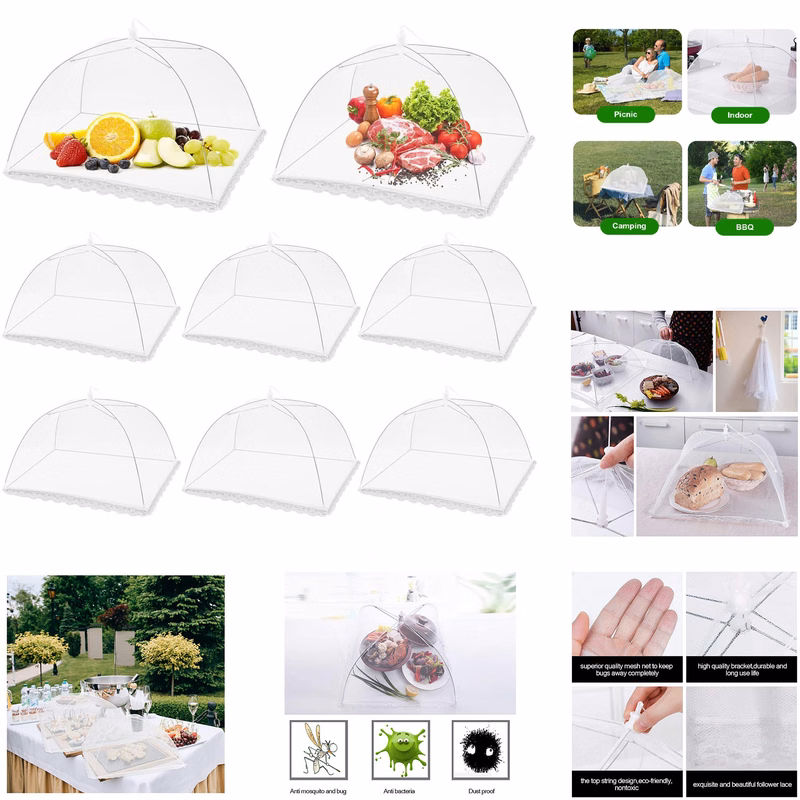 Pop-Up Outside Picnic Mesh Food Covers