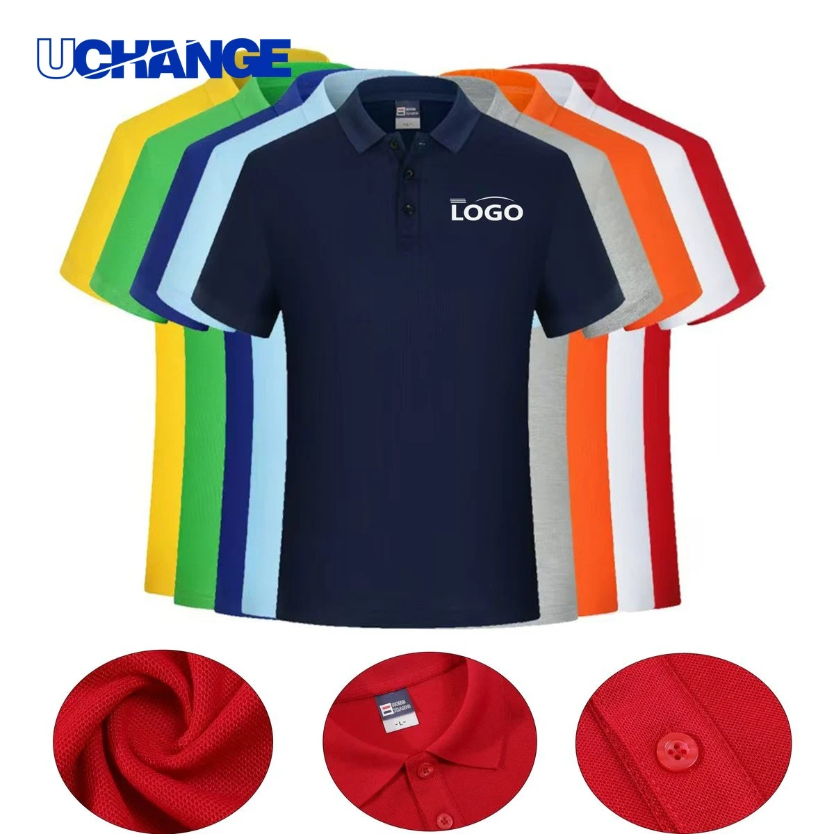 Polo Shirts Short Sleeve Pullover Cotton Work Shirt Work Apparel 1