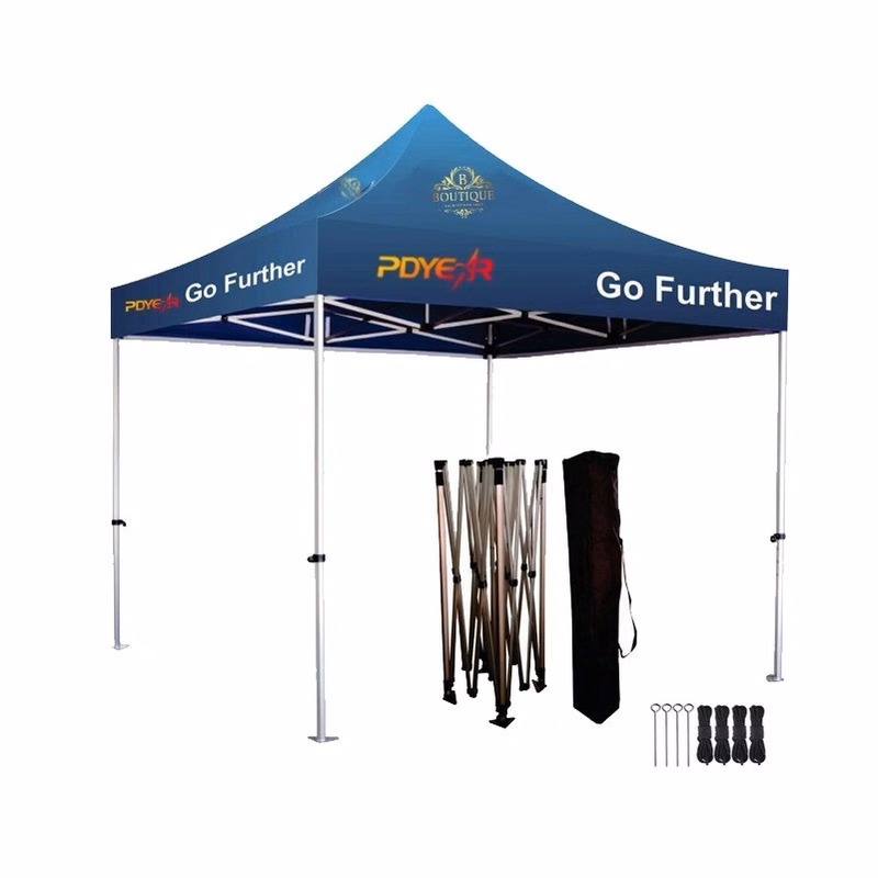 10' X 10' Pop Up Canopy Tent Kit With Full Color Print