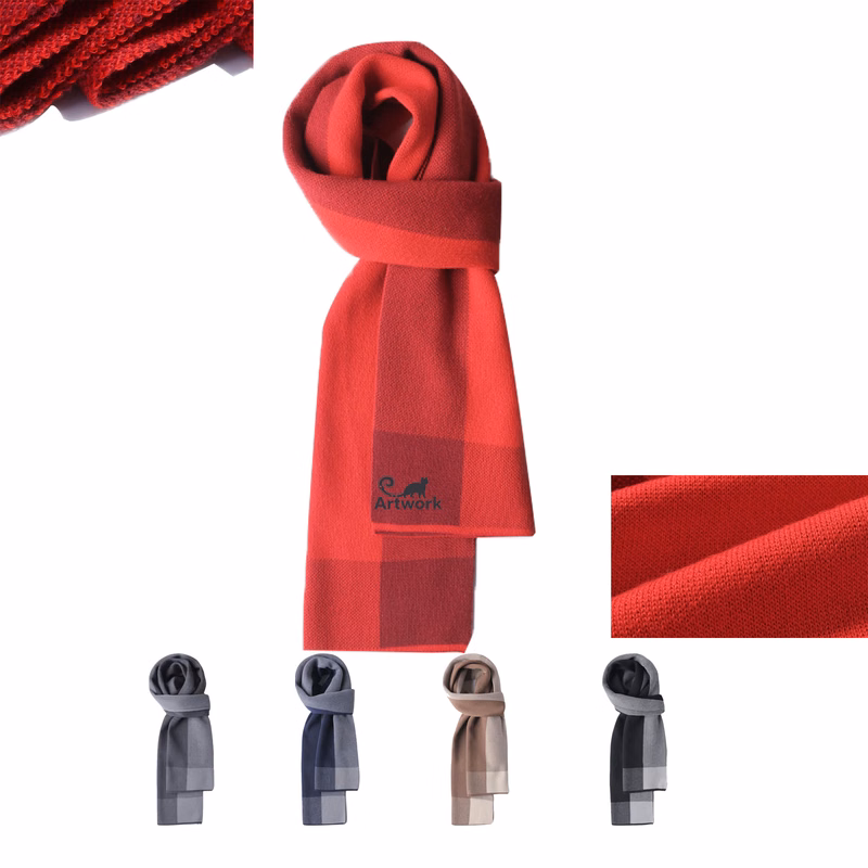 Imitation Cashmere Plaid Scarf